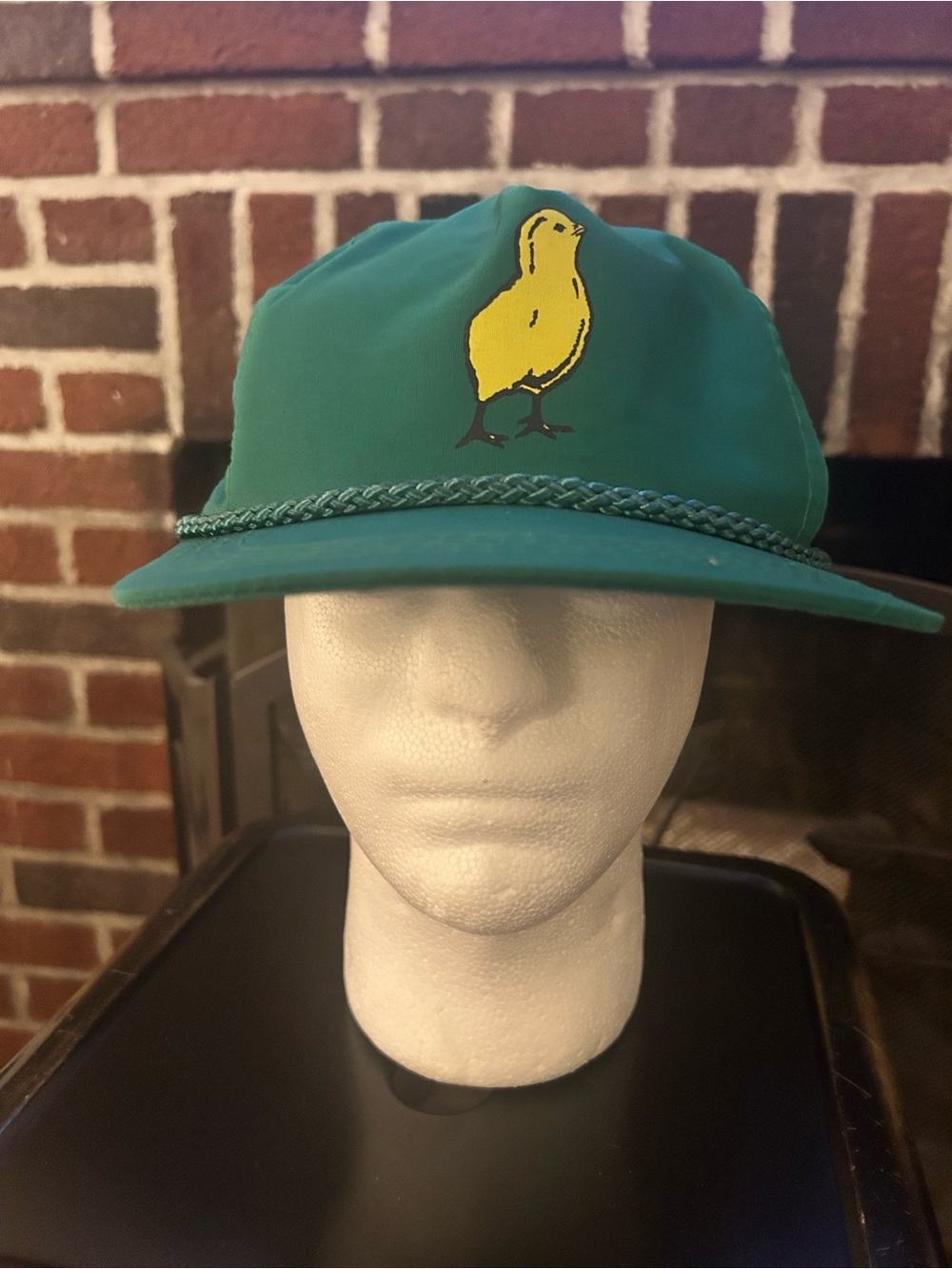 Green Rope Trucker Golf Cap with Yellow Chick- Men Accessories